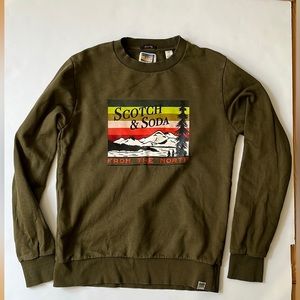 Graphic crew neck sweatshirt